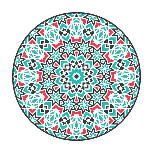 Vektor asiatischen geometrischen Mandala-Rahmen — Stockvektor