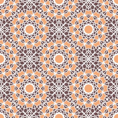 Vektör Asya Geometrik Deseni