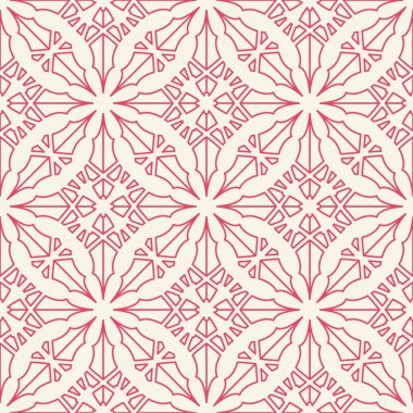 Vektör Asya Lineer Geometrik Desen