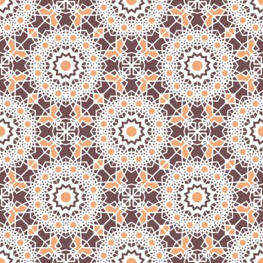 Vektör Asya Geometrik Deseni