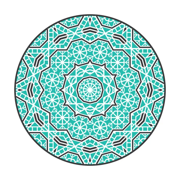 Vektor asiatisches geometrisches Mandala — Stockvektor