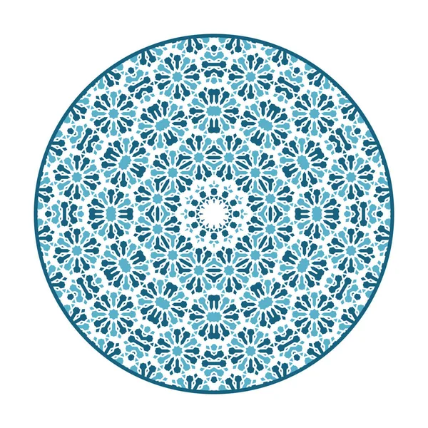 Vector asiático geométrico mandala — Vector de stock