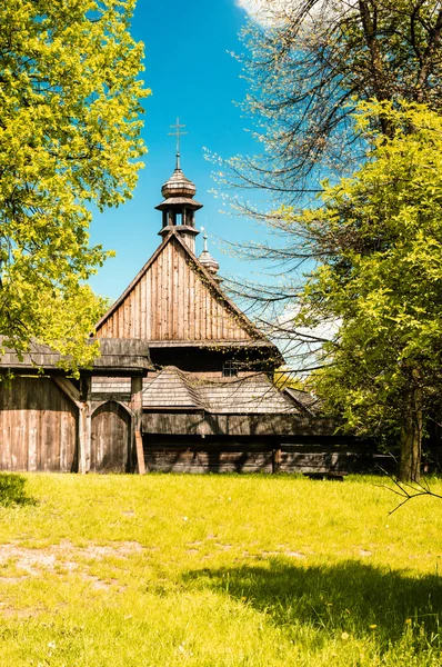 Alte Holzkirche — Stockfoto