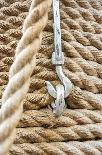 Rope and hook — Stock Photo, Image