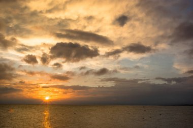 Baltık Denizi 'nde gün batımı