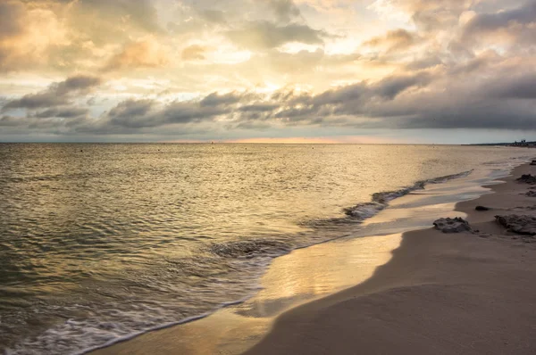 Puesta de sol en el mar Báltico — Foto de Stock