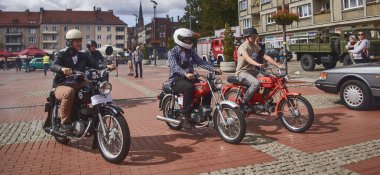 Bytom, Polonya - 14 Eylül 2019 - Bytom, Silesia, Polonya 'da eski araçların toplanması