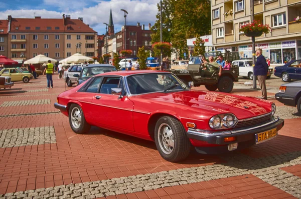 Сбор старых автомобилей — стоковое фото