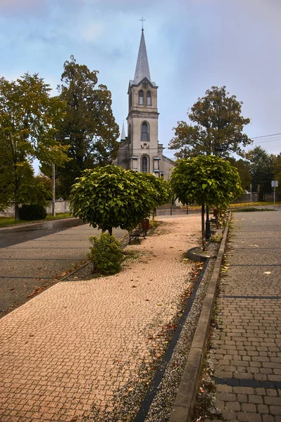 Chyrch IN SIemonia Village, Polónia — Fotografia de Stock