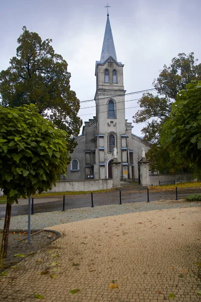 Chyrch IN SIemonia Village, Polonia — Foto de Stock