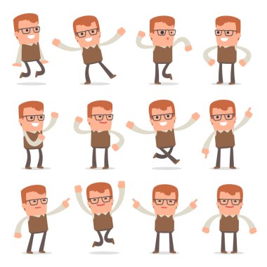 Dahi karakter tasarımında kullanarak için sunu yapma