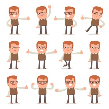 Dahi karakter tasarımında kullanarak için sunu yapma