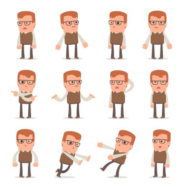 Dahi karakter tasarımında kullanarak için sunu yapma