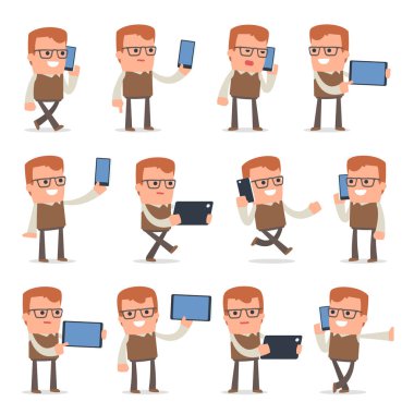 Dahi karakter tasarımında kullanarak için sunu yapma