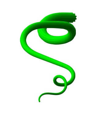 Trendy soyut renkli sıvı şekli, yivli yeşil degrade dalga ile sıvı öğesi. Arka plan veya mockup olarak kart ve web tasarım, afiş ve posterler için kullanılabilir