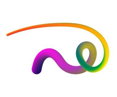 Trendy soyut renkli sıvı şekli, sıvı eleman gökkuşağı degrade dalga ile. Arka plan veya mockup olarak kart ve web tasarım, afiş ve posterler için kullanılabilir