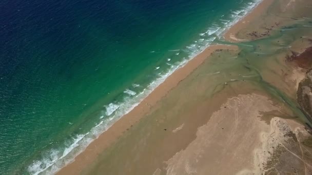 Paisagem de oceano e praia — Vídeo de Stock