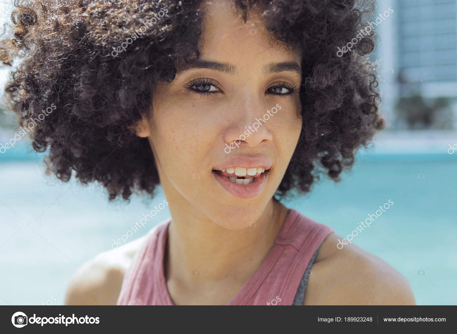 Black Girl Short Hair Curls Wonderful Young Black Woman