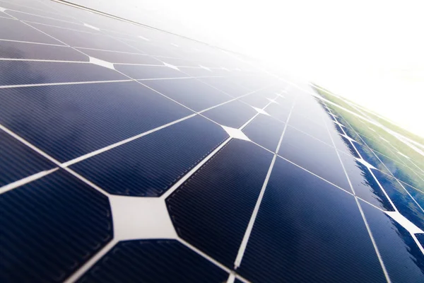 Central Eléctrica Que Utiliza Energía Solar Renovable — Foto de Stock