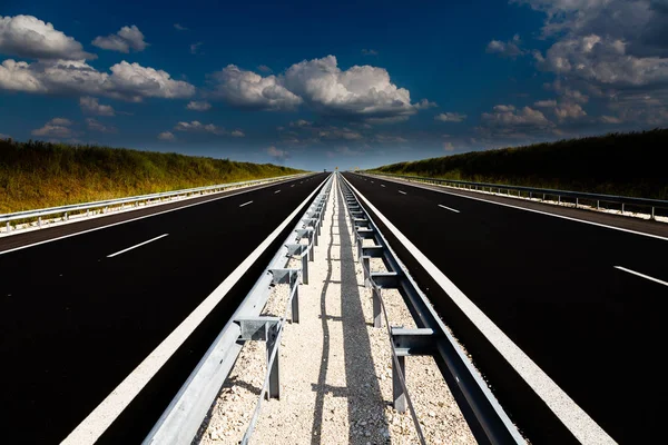 Autopista Nueva Construcción Bulgaria — Foto de Stock