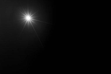 Güneş açık bir gökyüzünde, siyah beyaz, tasarım elementleri