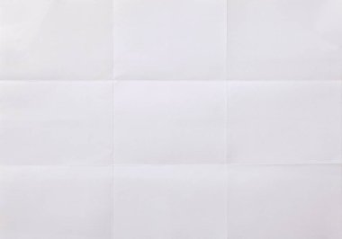 Beyaz dokulu yaprak kağıttan katlanmış