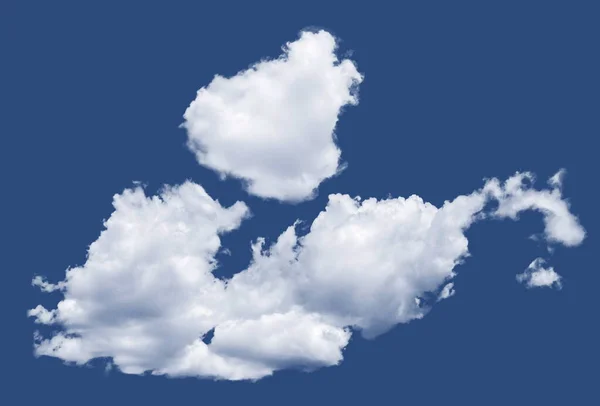 Isolated Cloud Black Design Elements — Stock Photo, Image