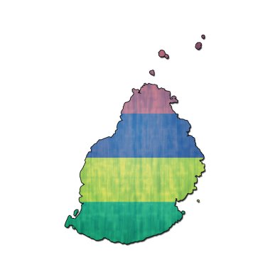 Mauritius bölge bayrağı ile