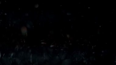 siyah arka plan ile parçacıklar