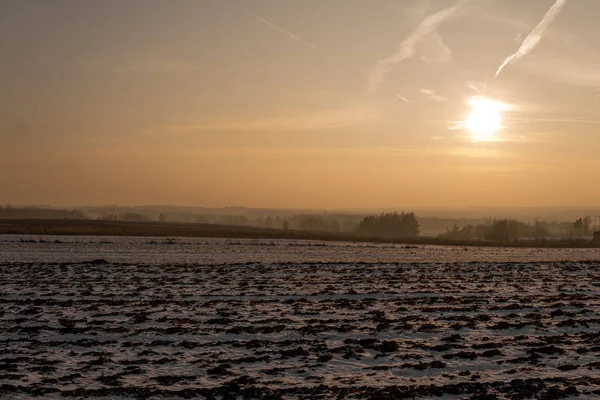 Winterfelder Landschaft — Stockfoto