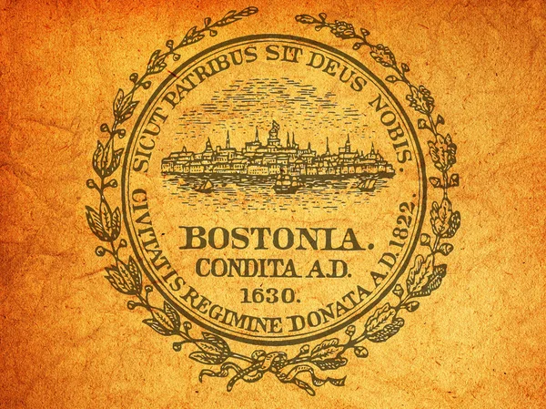 Emblema de boston —  Fotos de Stock