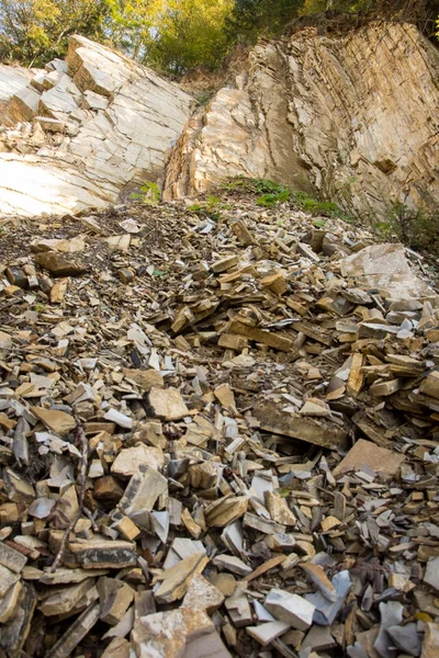 Geologická Struktura Karpatské Flysh — Stock fotografie