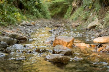 Dağlarda küçük bir dere