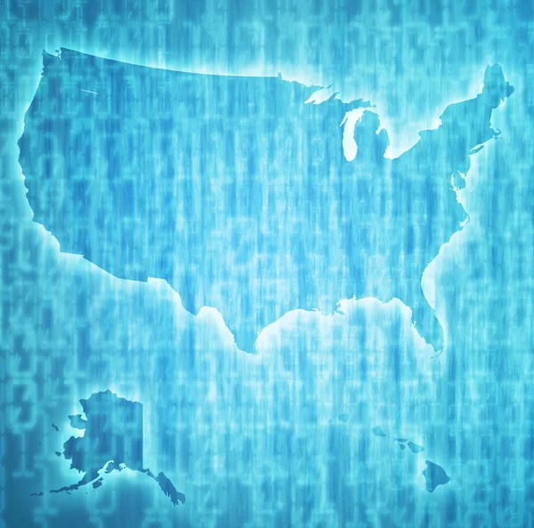 Map of states of usa — Stock Photo, Image