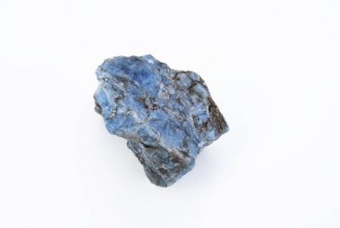 Apatite mineral isolated over white clipart