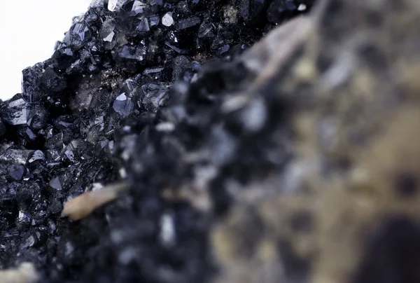 Beyaz bitti izole kurşun karbonat maden — Stok fotoğraf
