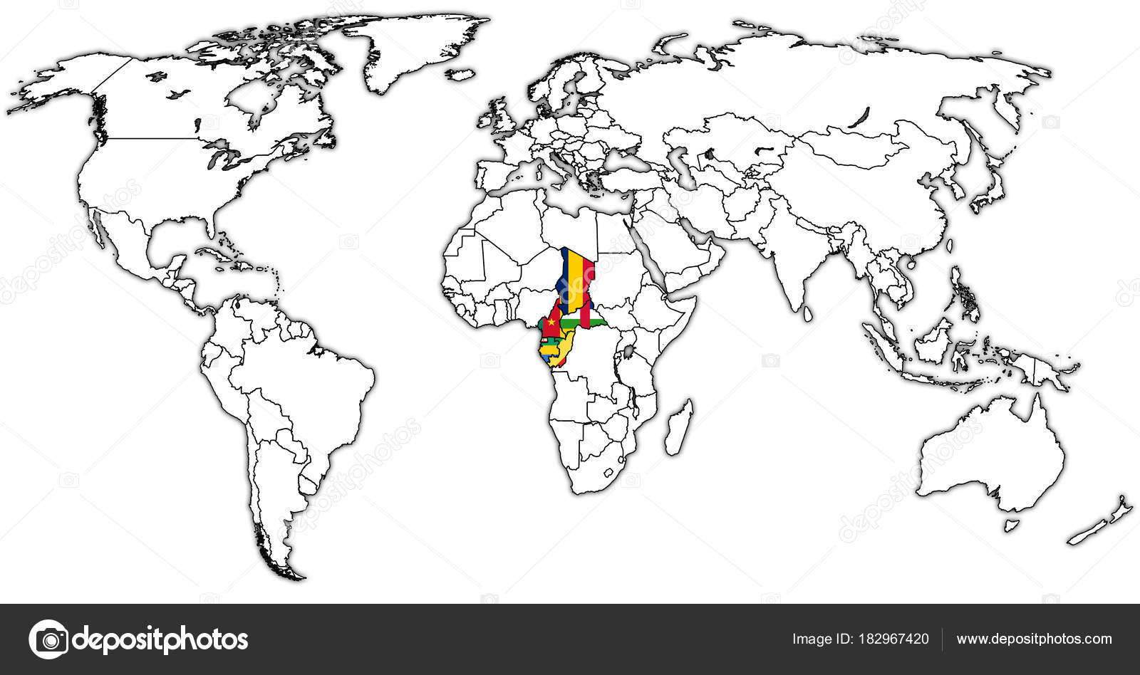 Карта мира пустая