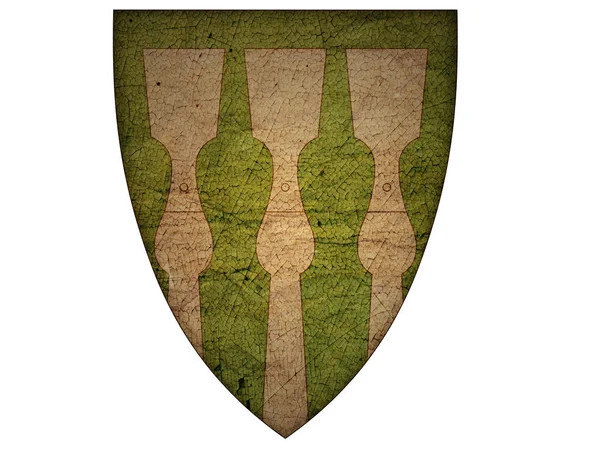 Vintage emblem of Hedmark region — Stock Photo, Image
