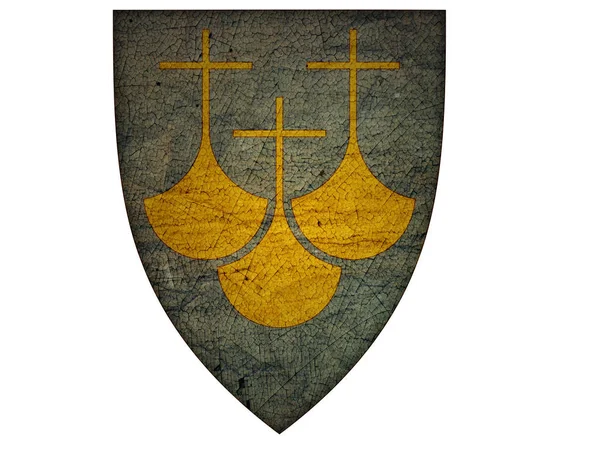 Старовинний Герб більше og Ромсдаль регіону — стокове фото