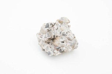 beyaz bitti izole konglomera kaya