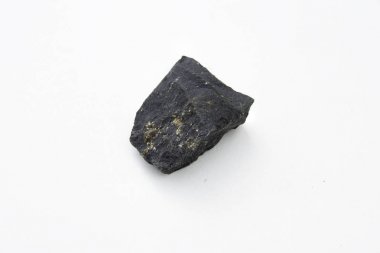 magnetite mineral isolated over white clipart