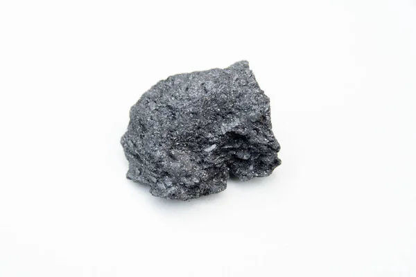 Minéral graphite isolé sur blanc — Photo