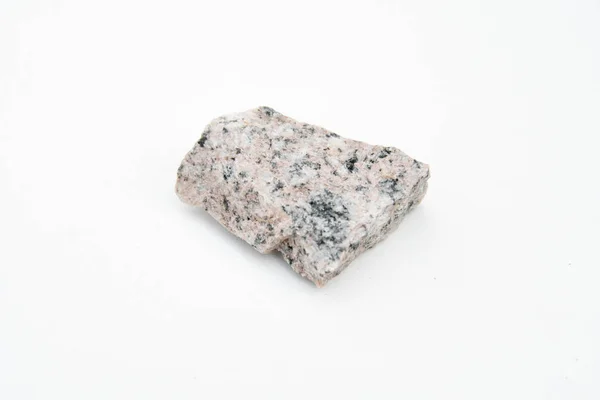 Syenite rock isolated over white — Stock Photo, Image