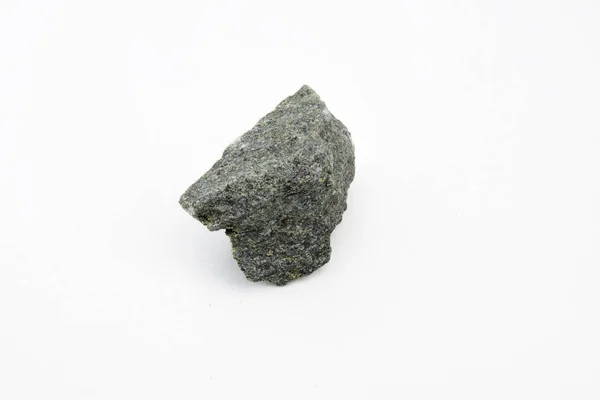 Hornblende rock isolated over white — Stock Photo, Image