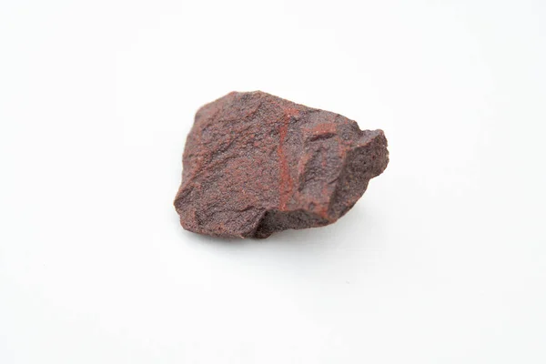 Mineral de hematita aislado sobre blanco — Foto de Stock