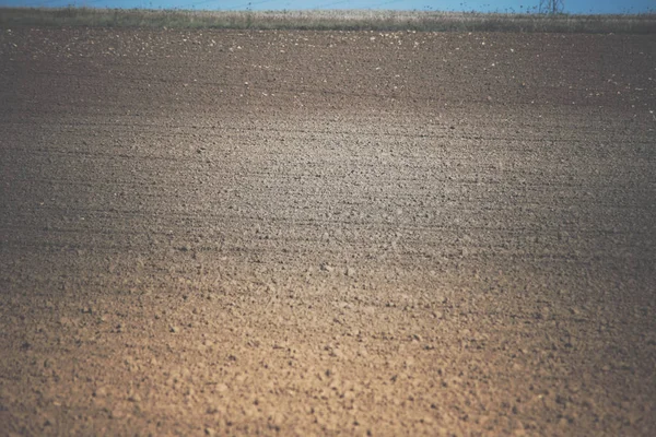 Gepflügtes Feld — Stockfoto