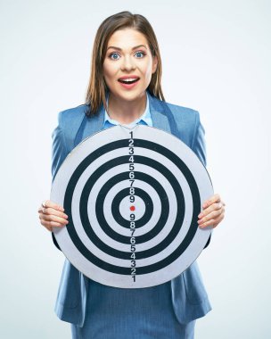 Genç iş kadını hedef şaşırttı. 