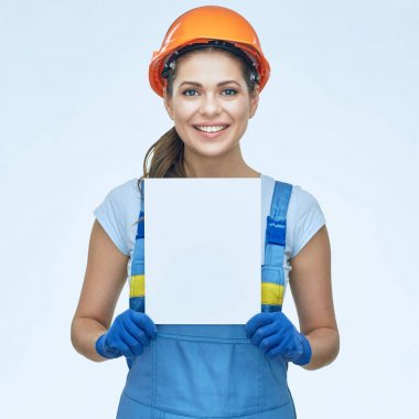 Beyaz afiş kopya alanı ile tutarak Oluşturucu. 