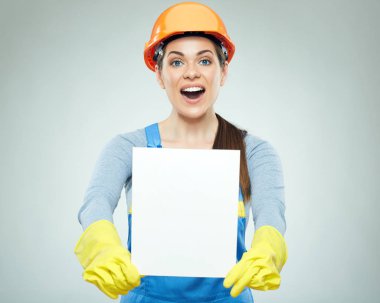 kadın Oluşturucusu holding beyaz bayrak