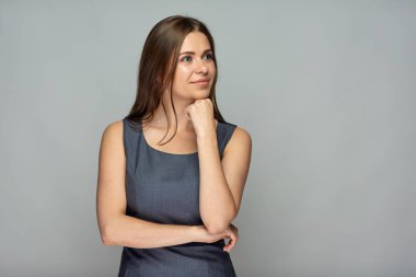 İzole düşünme iş kadın stüdyo 